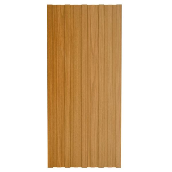 vidaXL Pannelli da Tetto 12 pz in Acciaio Zincato Naturale 100x45 cm