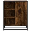 vidaXL Credenza Rovere Fumo 62x35x76 cm in Legno Multistrato