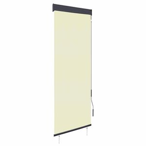 vidaXL Tenda a Rullo per Esterni 60x250 cm Crema