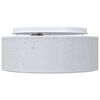 vidaXL Lampada da soffitto Grigio 30 x 30 x 13,5 cm Tessuto