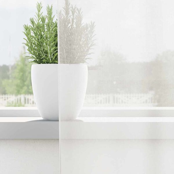 vidaXL Tende in Voile con Passanti 2 pz Bianco 140x175 cm