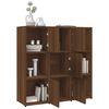 vidaXL Libreria Rovere Marrone 90x30x90 cm in Legno Multistrato