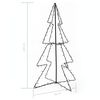vidaXL Albero di Natale a Cono 160 LED per Interni Esterni 78x120 cm