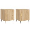 vidaXL Comodini 2 pz Rovere Sonoma 40x40x50 cm in Legno Multistrato