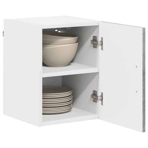 vidaXL Mobile da cucina Kalmar Grigio cemento 30 x 31 x 40 cm