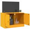 vidaXL Mobili TV 2 pz Giallo Senape 67x39x44 cm in Acciaio