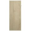 vidaXL Credenza Rovere Sonoma 60x30x75 cm in Legno Multistrato
