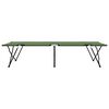 vidaXL Letto da campeggio pieghevole 2 pcs Verde 206 x 76 x 74 cm
