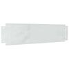 vidaXL Bordure per prato 10 pcs Argento 100 x 25 x 0,07 cm