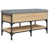 vidaXL Panca Porta Scarpe Rovere Sonoma 82x42x45 cm Legno Multistrato
