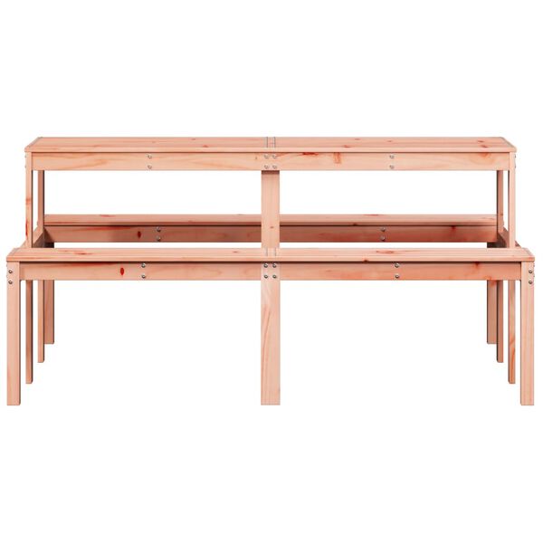 vidaXL Tavolo da Picnic 160x134x75 cm in Legno Massello di Douglas