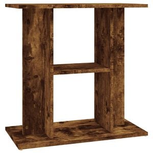 vidaXL Supporto per acquario in rovere affumicato 60x30x60 cm in legno ingegnerizzato