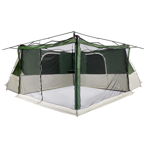 vidaXL Tenda interna con tetto Verde 520 x 520 x 190 cm taffet&agrave;