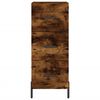 vidaXL Credenza Rovere Fumo 34,5x34x90 cm in Legno Multistrato