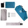 vidaXL Tenda da Campeggio per 1 Persona Blu Impermeabile