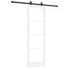 vidaXL Porta scorrevole ORKDAL Bianco e Nero 73,5 x 211 cm