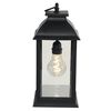 Luxform Lampada da Tavolo a LED a Batteria Black Lantern Lampadina A60