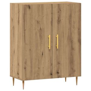 vidaXL Credenza Rovere Artigianale 69,5x34x90 cm in Legno Multistrato