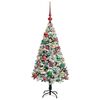 vidaXL Albero di Natale artificiale con 150 LED Verde 120 cm