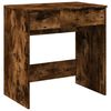 vidaXL Toeletta con Specchio Rovere Fumo 73x46,5x120 cm
