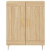 vidaXL Credenza Rovere Sonoma 69,5x34x180 cm in Legno Multistrato