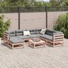 vidaXL Set Divani da Giardino 8 pz con Cuscini Massello Abete Douglas