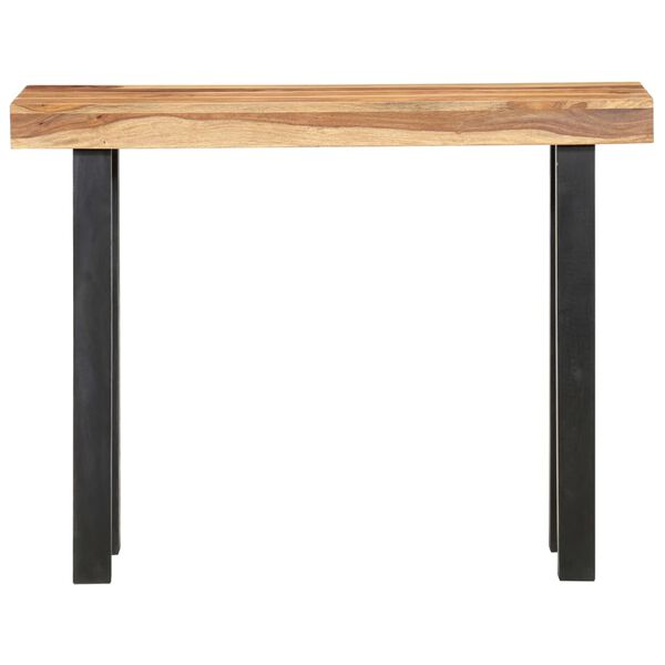 vidaXL Tavolo Consolle 100x40x76 cm in Legno Massello di Acacia