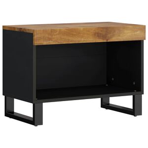 vidaXL Mobile Porta TV 60x33x43,5 cm in Legno Massello di Mango