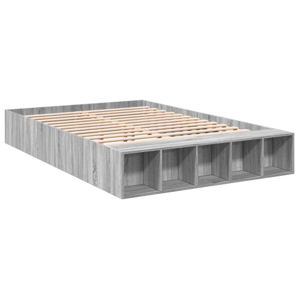 vidaXL Giroletto Grigio Sonoma 150x200 cm in Legno Multistrato