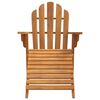 vidaXL Sedie Adirondack Giardino Poggiapiedi 2pz Legno Massello Teak