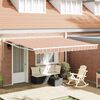 vidaXL Tenda Retrattile Multicolore 400 &times; 300 cm