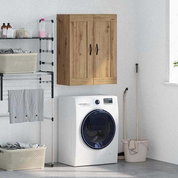 vidaXL Pensile Rovere artigianale 69,5 x 34 x 90 cm Legno multistrato