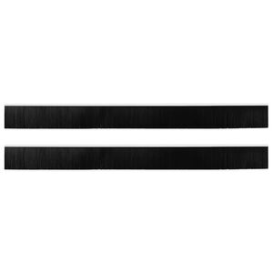 vidaXL Spazzole per porte autoadesive 2 pcs Bianco 100 cm