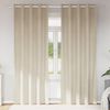 vidaXL Tende oscuranti 2 pcs Crema 140 x 260 cm Velluto