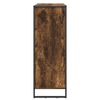 vidaXL Mobile per scarpe con porta Quercia Fumosa 79 x 36 x 100 cm
