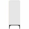 vidaXL Credenza Bianco Lucido 79,5 x 33 x 82 cm Legno multistrato