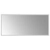 vidaXL Specchio da bagno LED Trasparente 90 x 40 cm vetro temperato