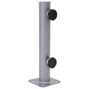 vidaXL Base per Ombrellone per Palo da &Oslash;32/34/38 mm Argento in Acciaio