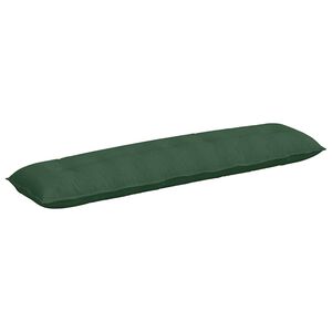 vidaXL Cuscino per Schiena Verde Giungla 200 x 50 cm Tessuto in Cords