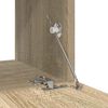vidaXL Set di Mobili Porta TV 4 pz Rovere Sonoma in Legno Multistrato