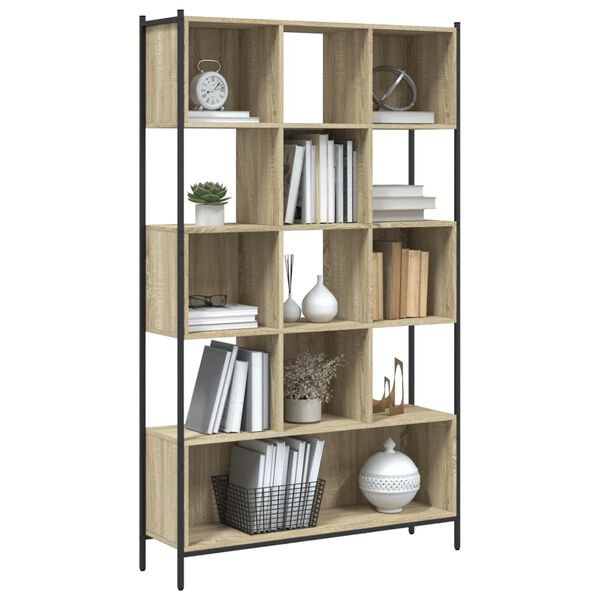 vidaXL Libreria Rovere Sonoma 102x28x172 cm in Legno Multistrato