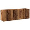 vidaXL Mobili TV a Parete 2pz Legno Antico 60x30x41 cm