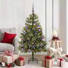 vidaXL Albero di Natale artificiale pieghevole con coni Verde 150 cm