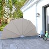 vidaXL Tenda Laterale per Terrazza Pieghevole Crema 160 cm