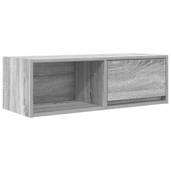 vidaXL Mobile Porta TV Grigio Sonoma 80x31x25,5 cm Legno Multistrato