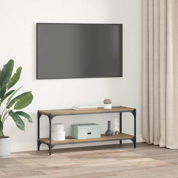 vidaXL Mobile TV Rovere artigianale 100x33x41cm