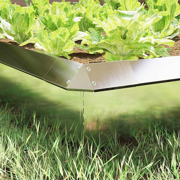 vidaXL Recinto per lumache Argento 13,5 x 13,5 x 25 cm