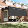 vidaXL Tenda Retrattile Giallo e Bianco 350 x 250 cm