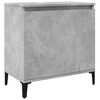 vidaXL Mobile Lavabo Grigio Cemento 58x33x60 cm in Legno Multistrato