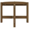 vidaXL Tavolino da Salotto Ambra &Oslash; 62,5x45cm in Legno Massello di Pino